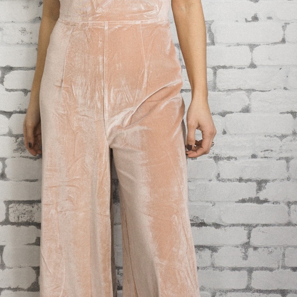 MINKPINK Velvet Blush Jumpsuit - Picture 3 of 4